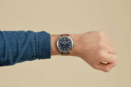 Shinola Runwell Automatic Watch - Midnight Blue