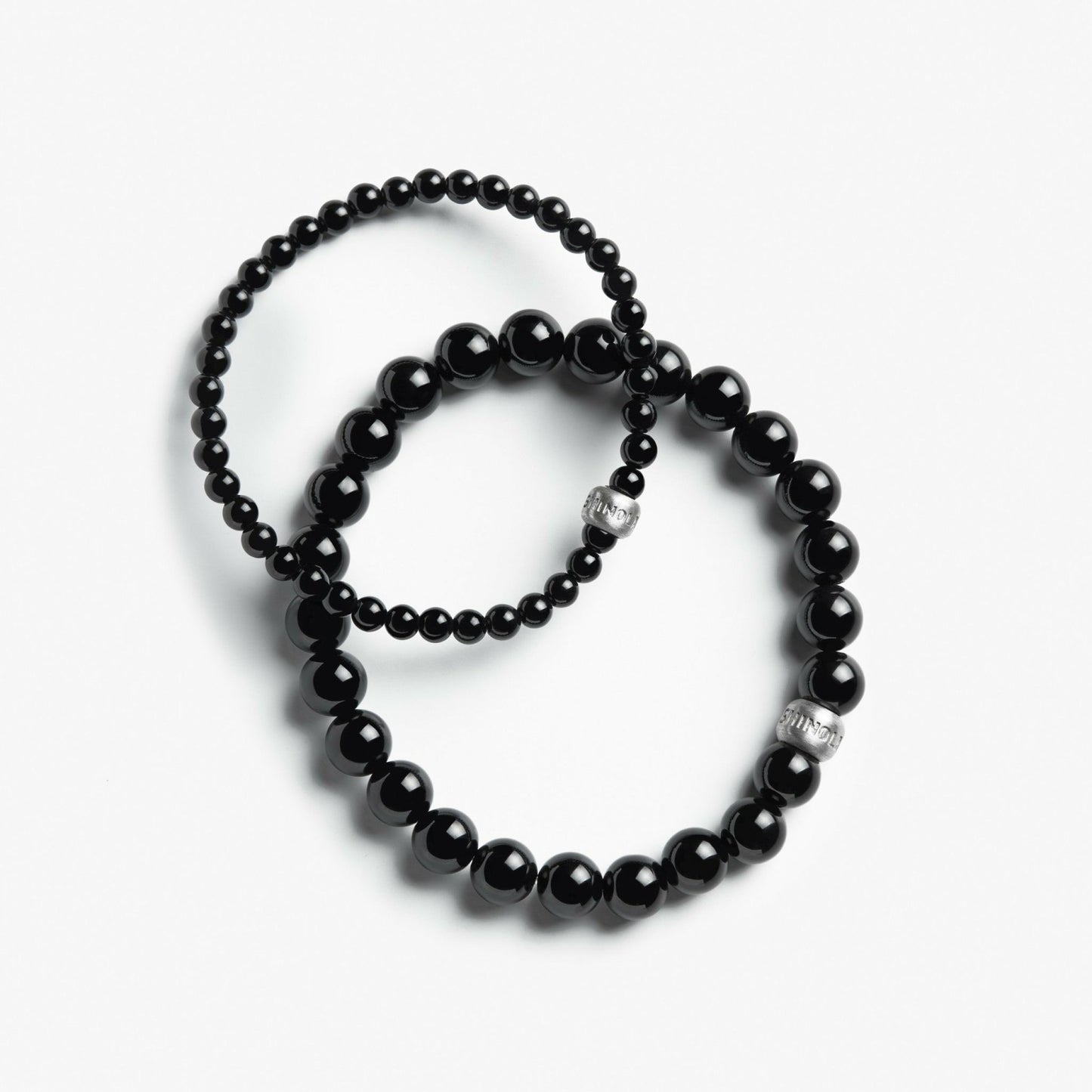 Shinola 4mm Beaded Onyx Bracelet | Shinola