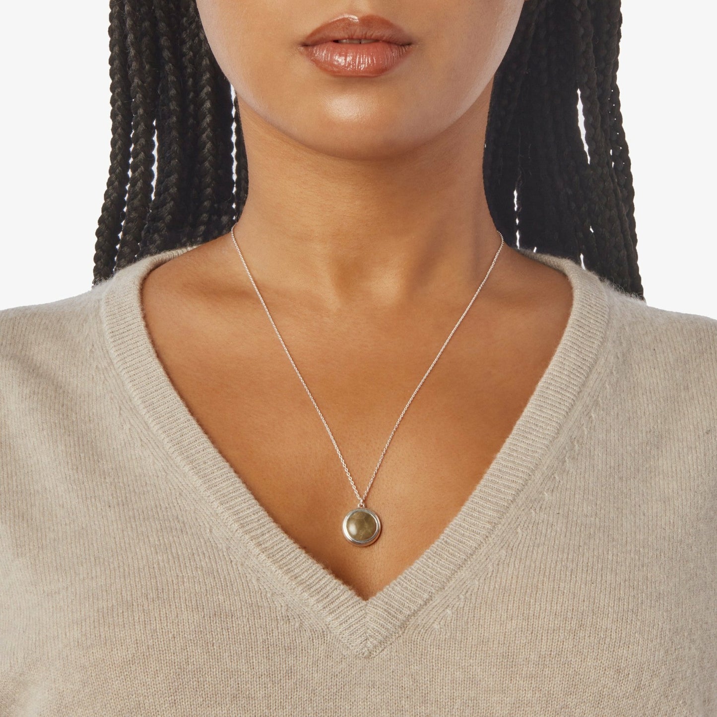 Shinola Heirloom Petoskey Pendant Necklace | Shinola