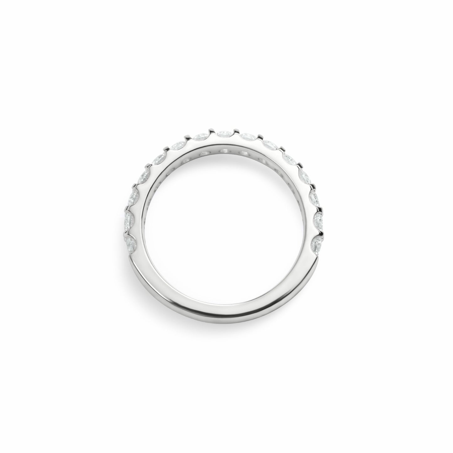 Shinola 1 Carat Diamond Anniversary Band - White Gold