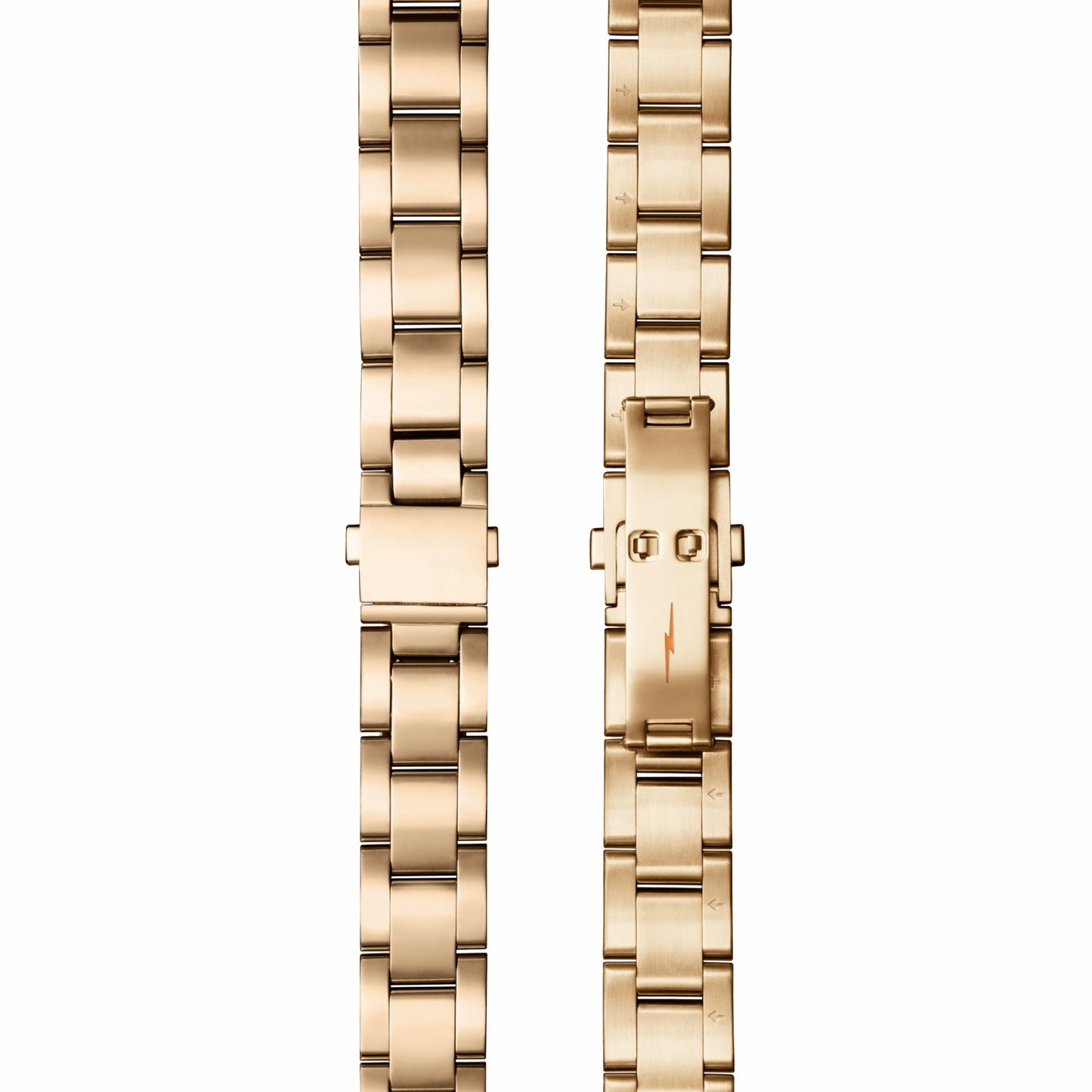 Shinola Bracelet: 18/13, Universal 3Link, Fold Over, PoPG - Brushed PVD Gold /