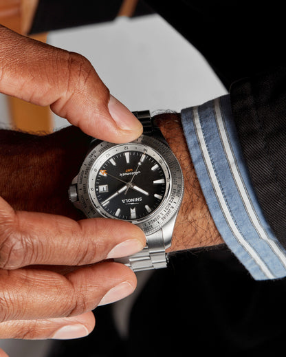 Shinola Monster Worldtimer GMT Watch