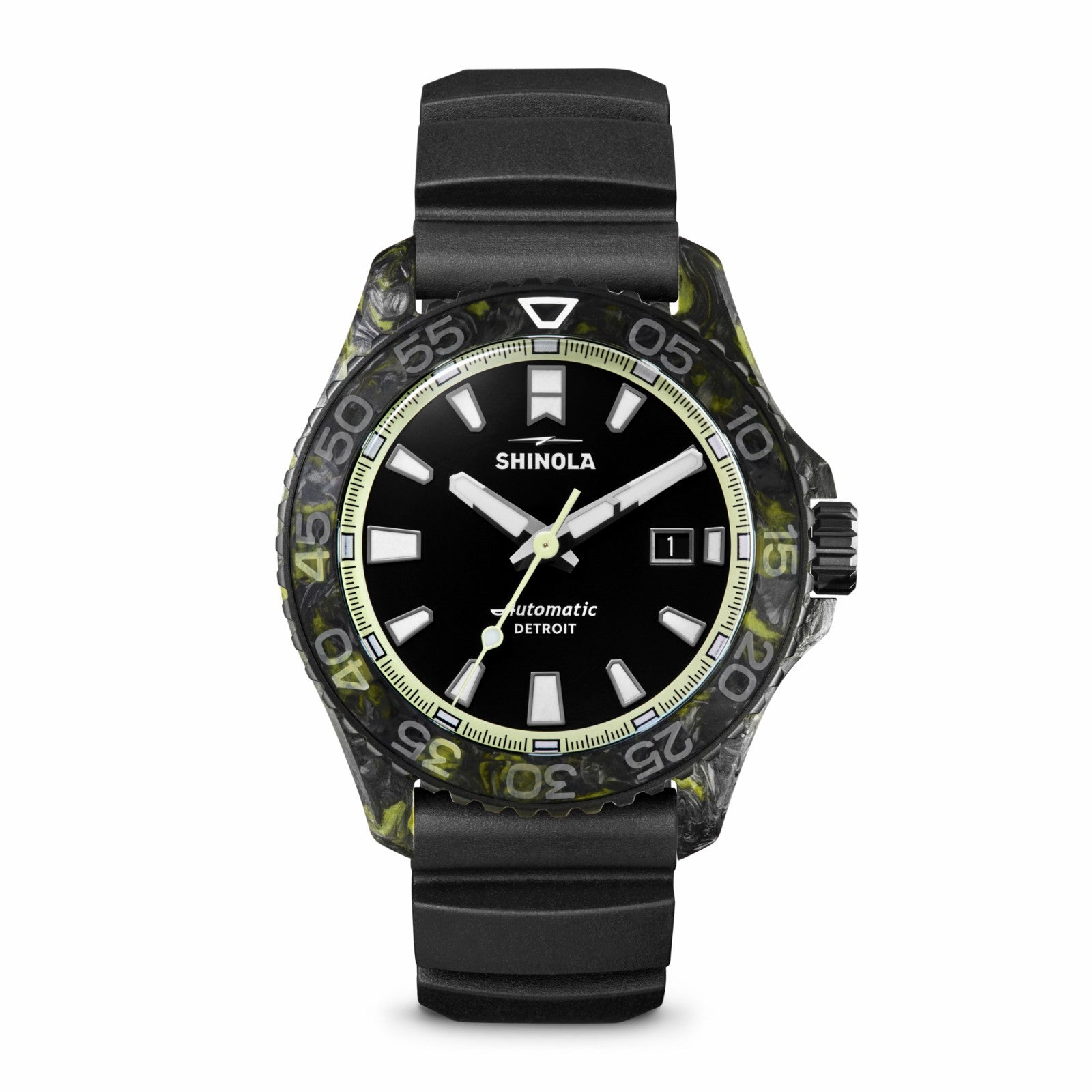 Shinola Forged Carbon Monster Watch