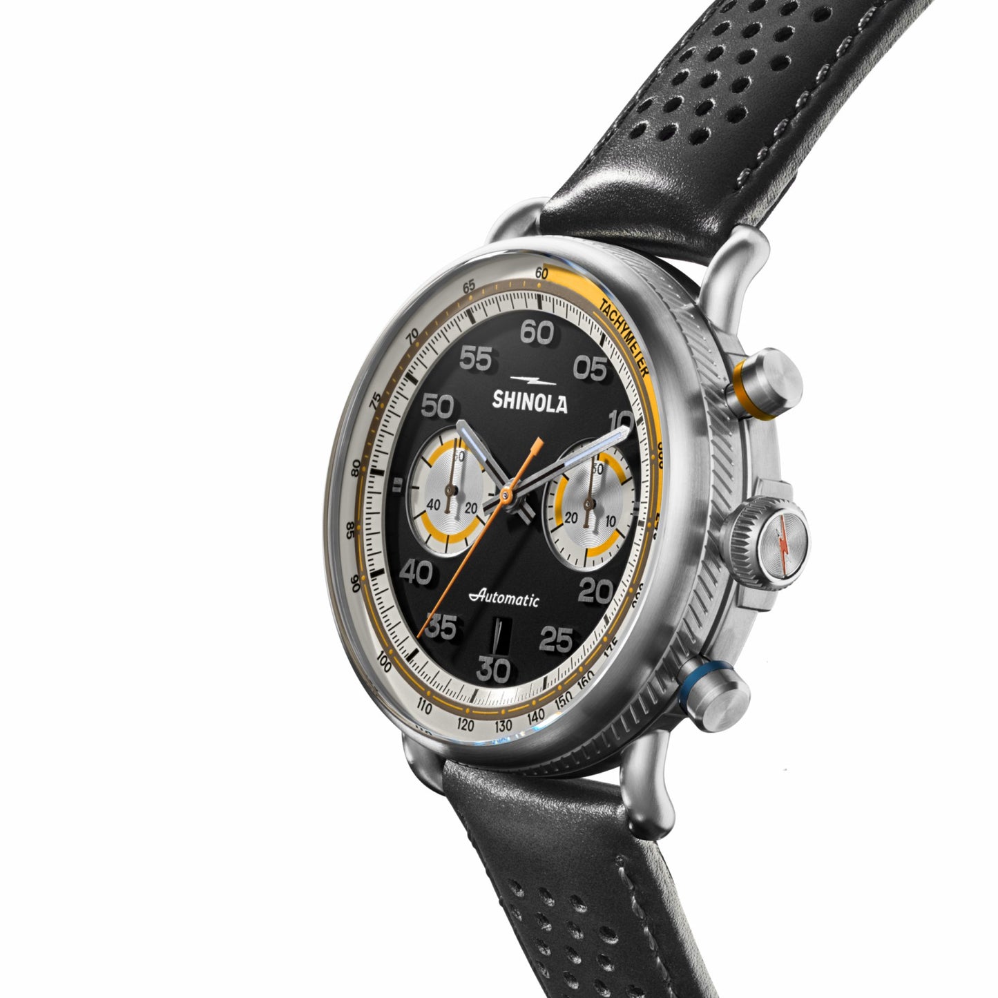 Shinola Canfield Speedway Open Road Automatic Chronograph Watch - Black