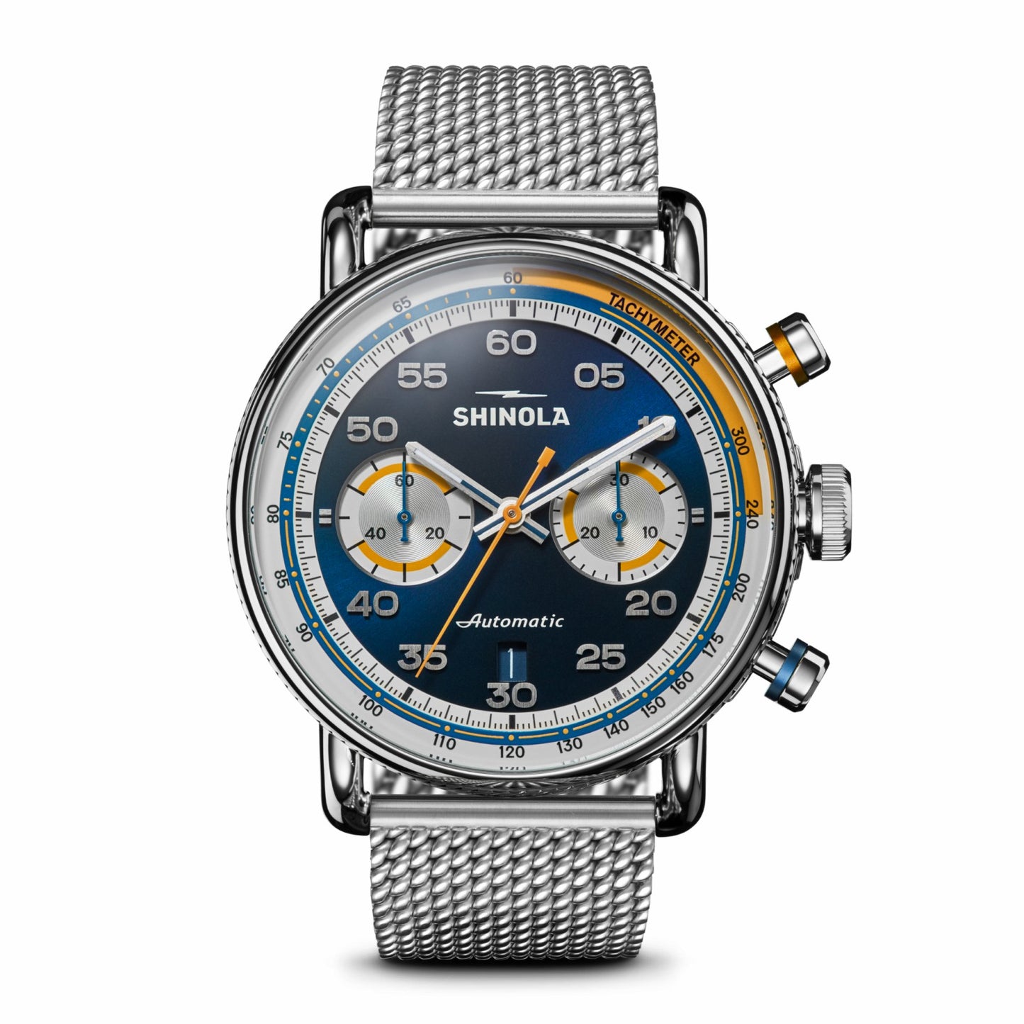 Shinola Canfield Speedway Open Road Automatic Chronograph Watch - Blue