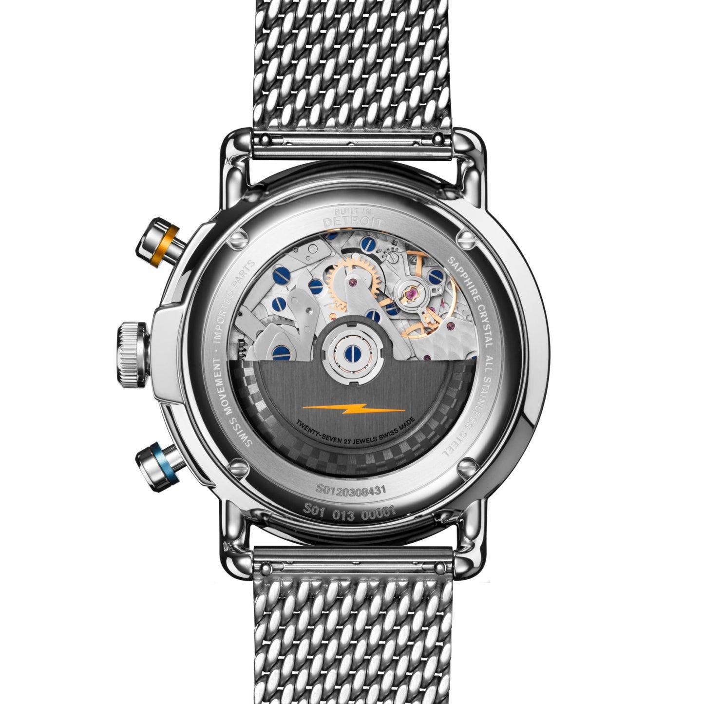 Shinola Canfield Speedway Open Road Automatic Chronograph Watch - Blue
