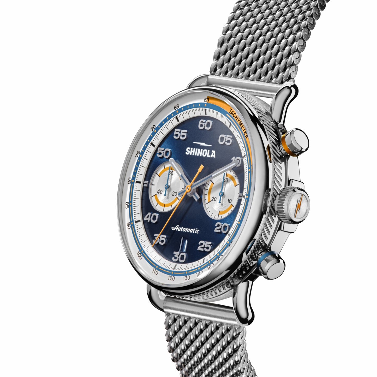 Shinola Canfield Speedway Open Road Automatic Chronograph Watch - Blue