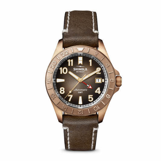 Shinola Bronze Monster GMT Automatic Watch | Shinola