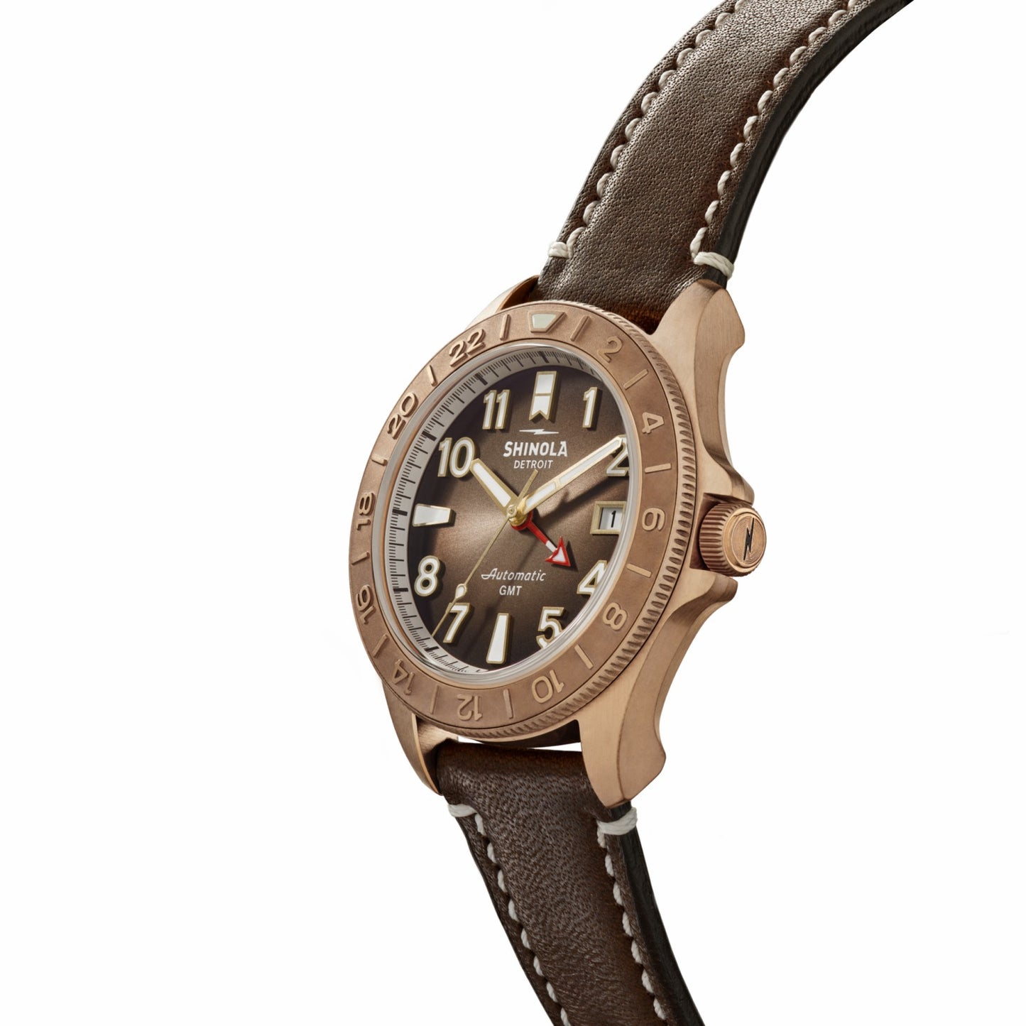 Shinola Bronze Monster GMT Automatic Watch | Shinola