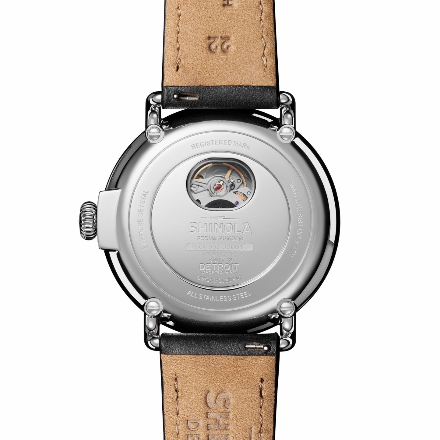 Shinola Runwell Automatic Watch - White