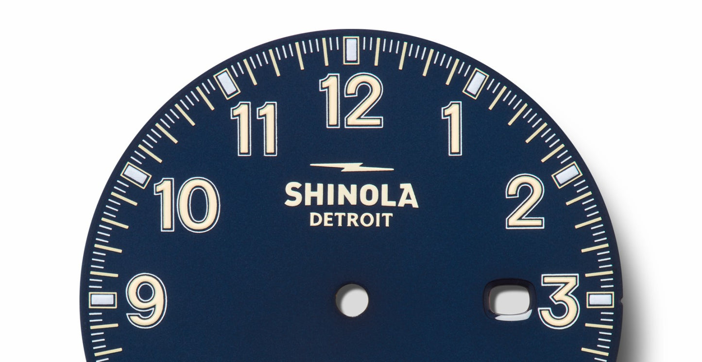 Shinola Runwell Automatic Watch - Midnight Blue