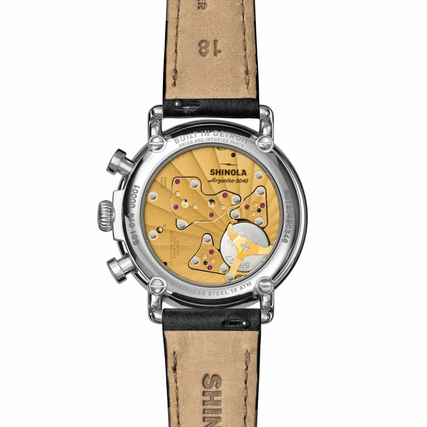 Shinola Runwell Chronograph Watch - Exclusive Black