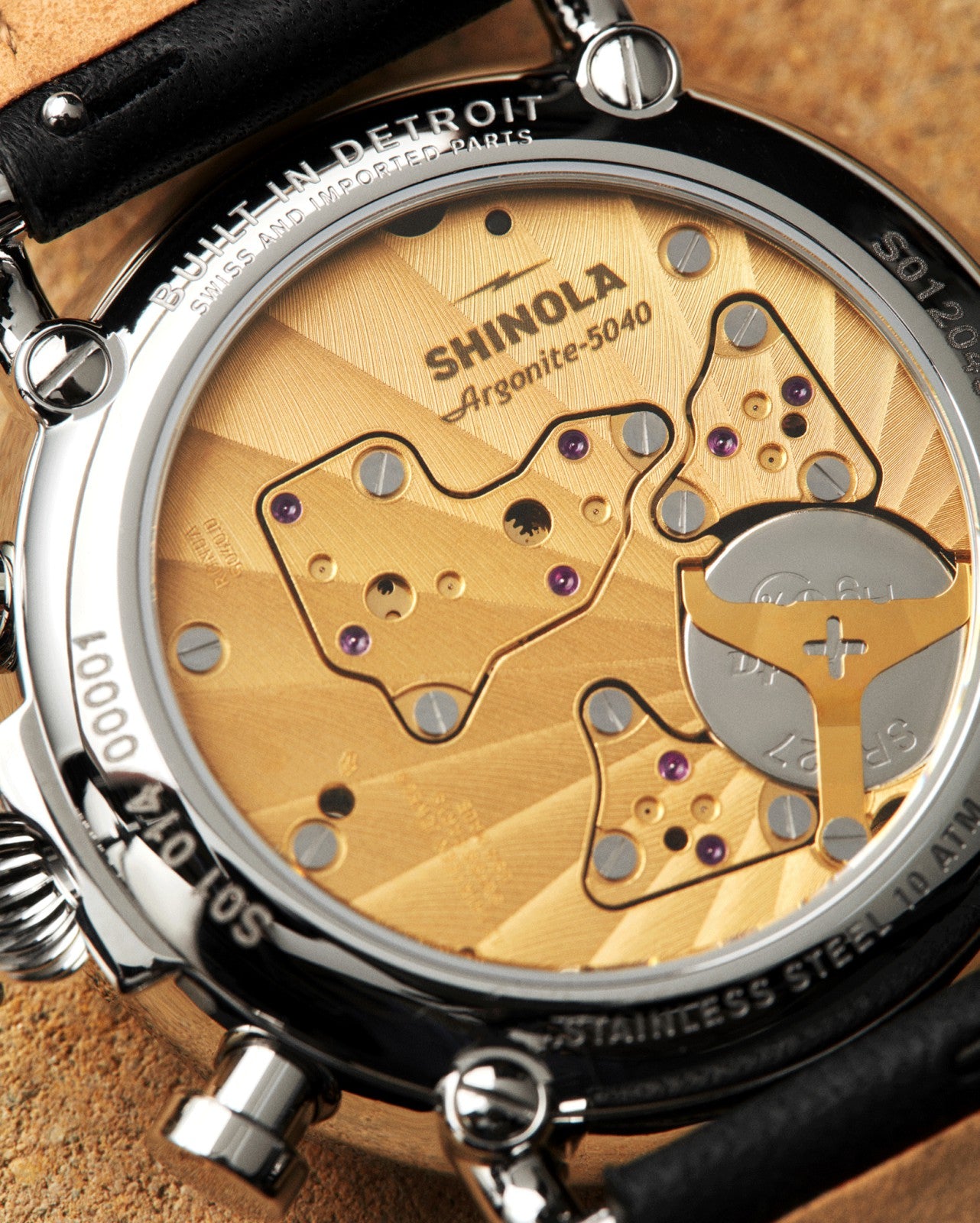 Shinola Runwell Chronograph Watch - Exclusive Black