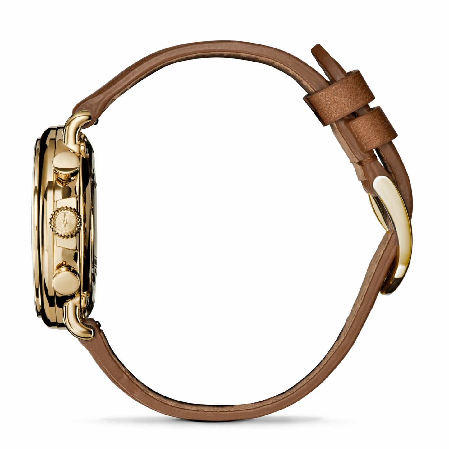 Shinola Runwell Chronograph Watch - Tan Leather Strap