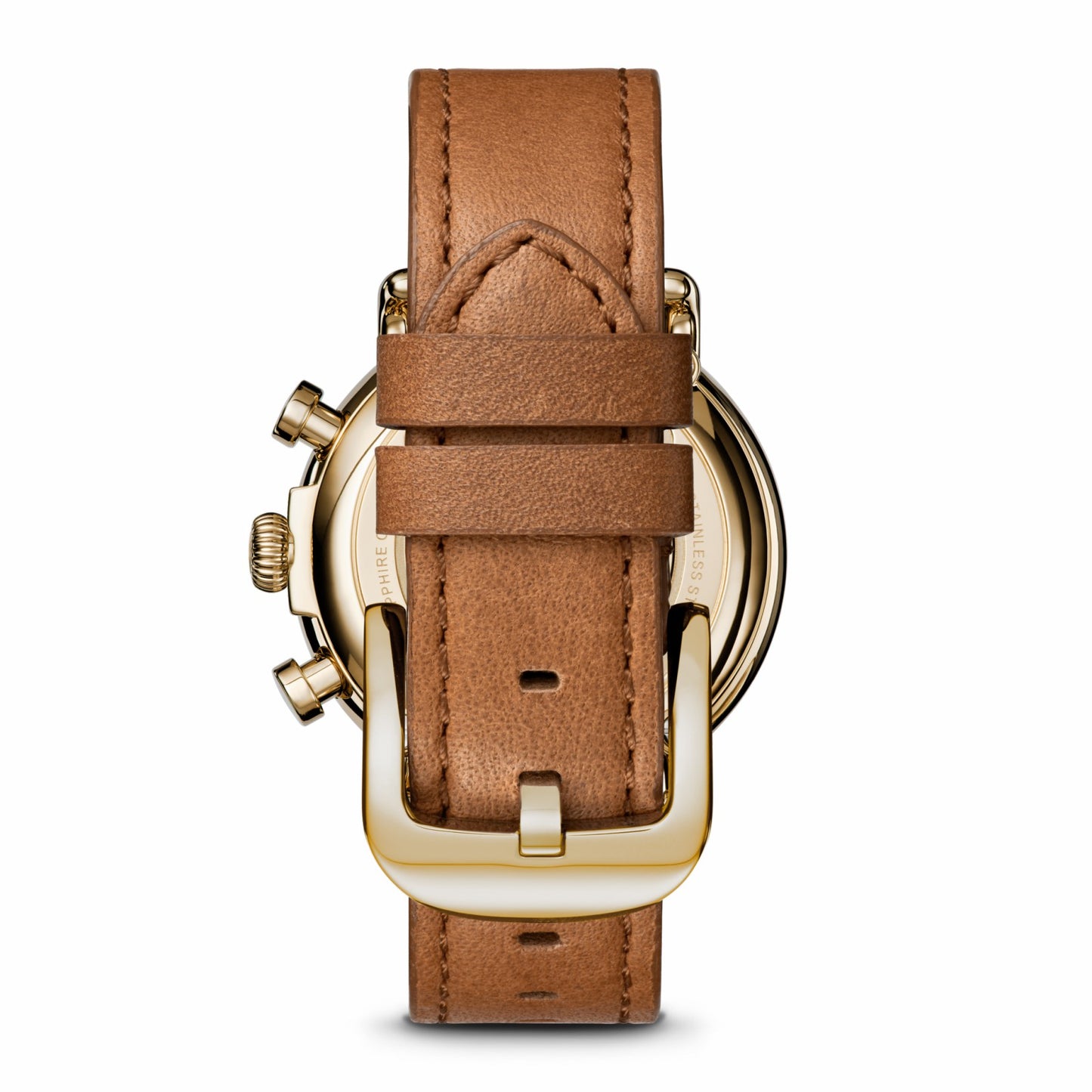 Shinola Runwell Chronograph Watch - Tan Leather Strap