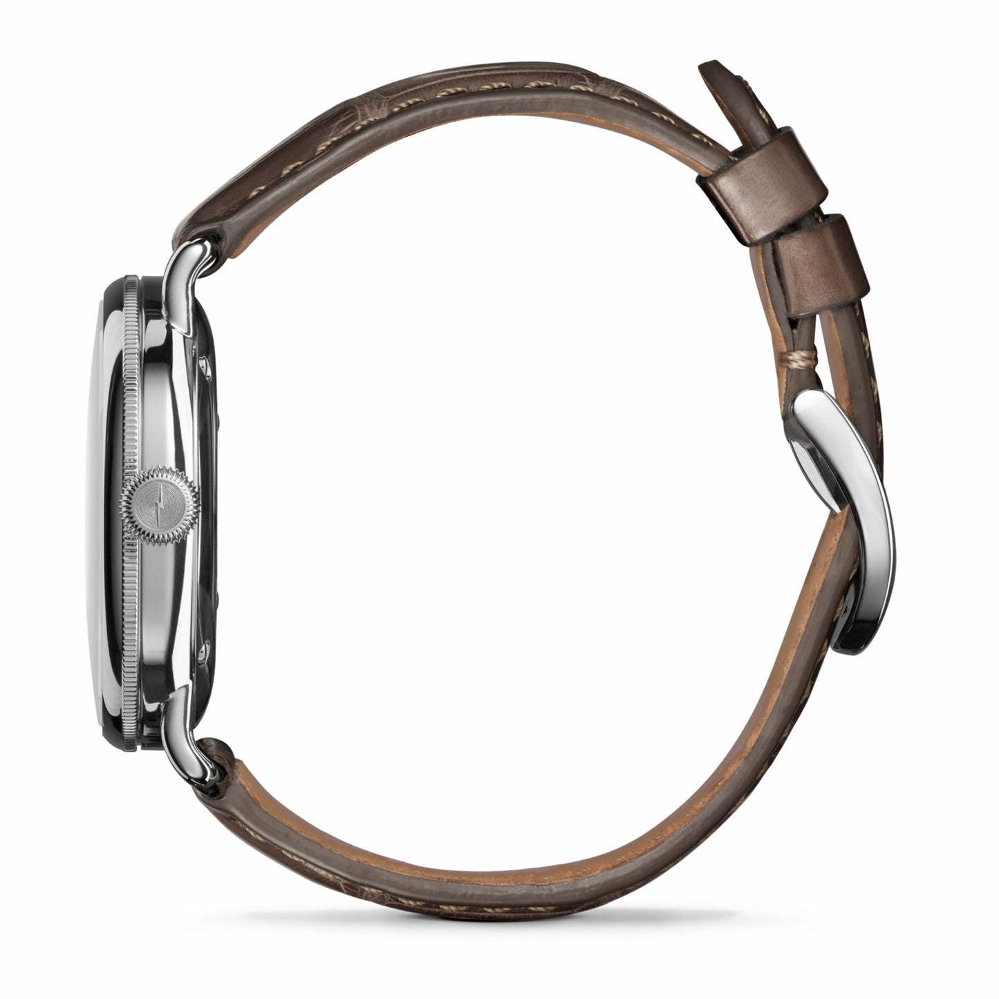 Shinola Canfield Watch - Gray Brown Alligator Strap