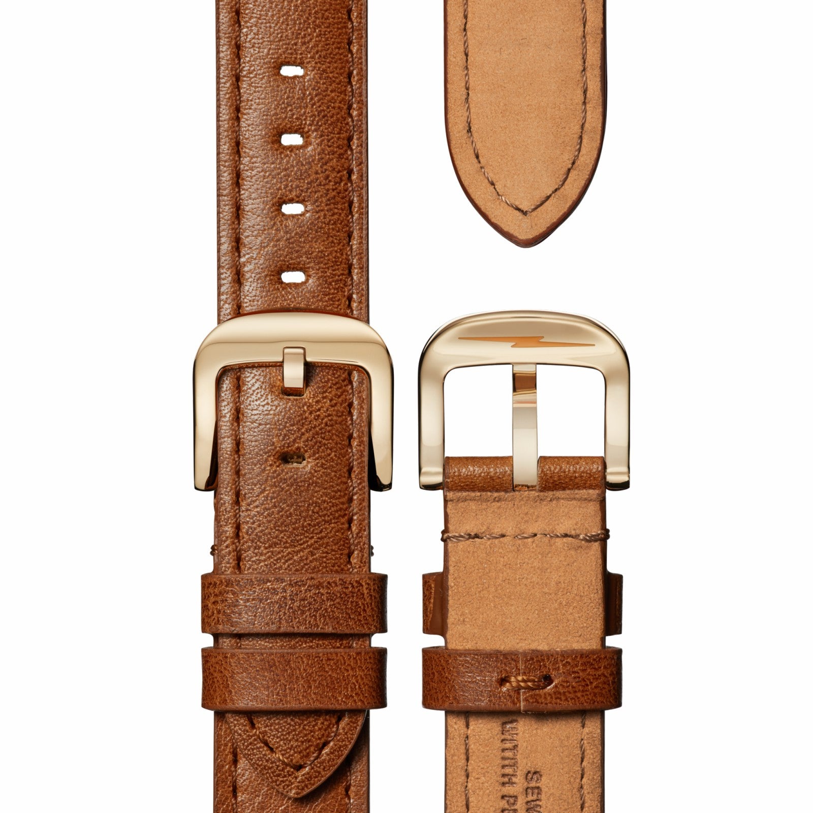 Shinola Canfield Watch - MOP Tan Leather Strap