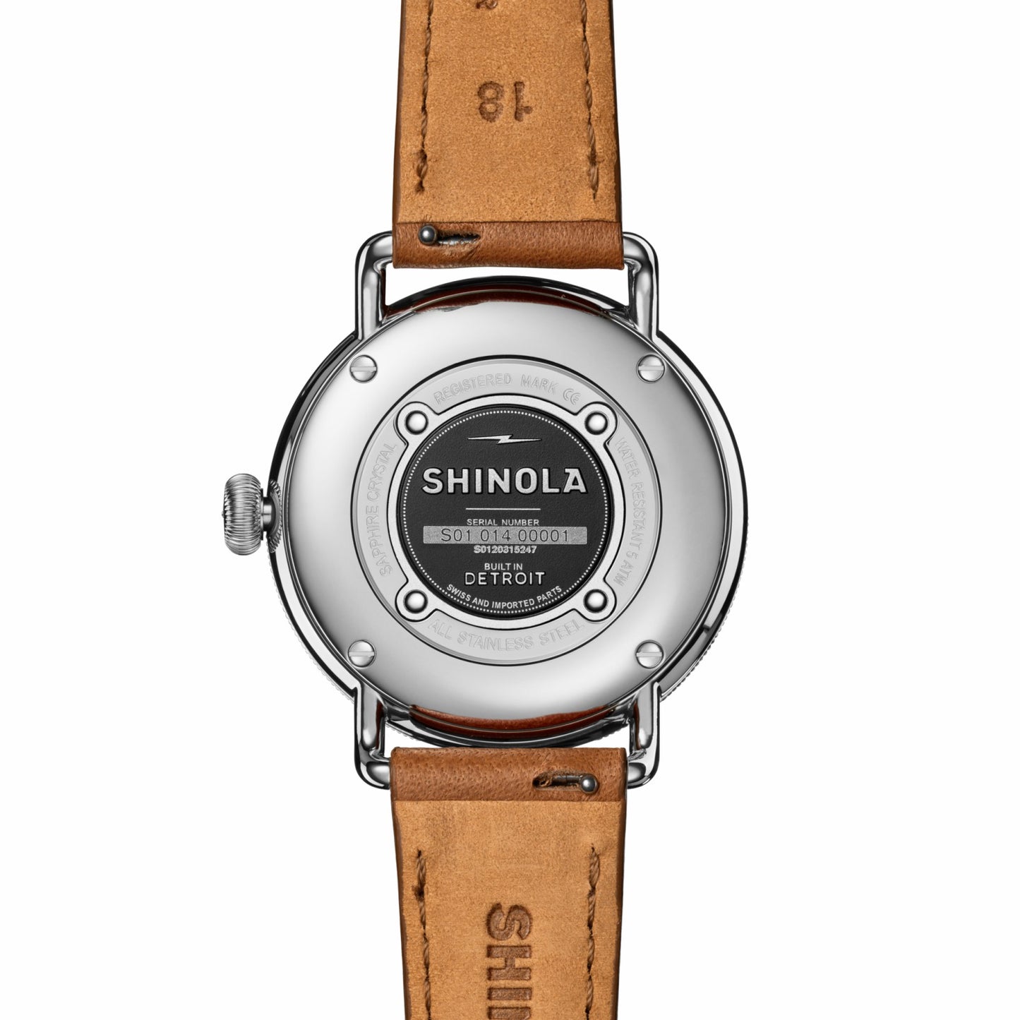 Shinola Canfield Watch - Blue Tan Leather Strap