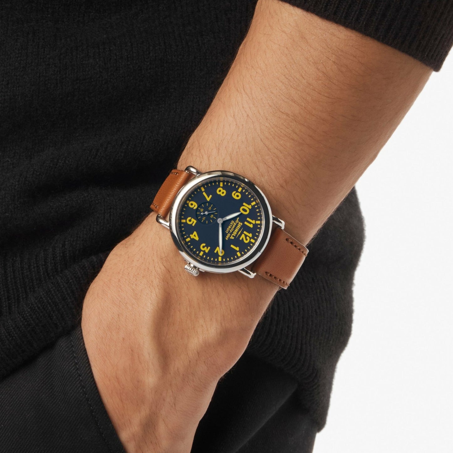 Shinola Engravable Runwell Watch - Collegiate