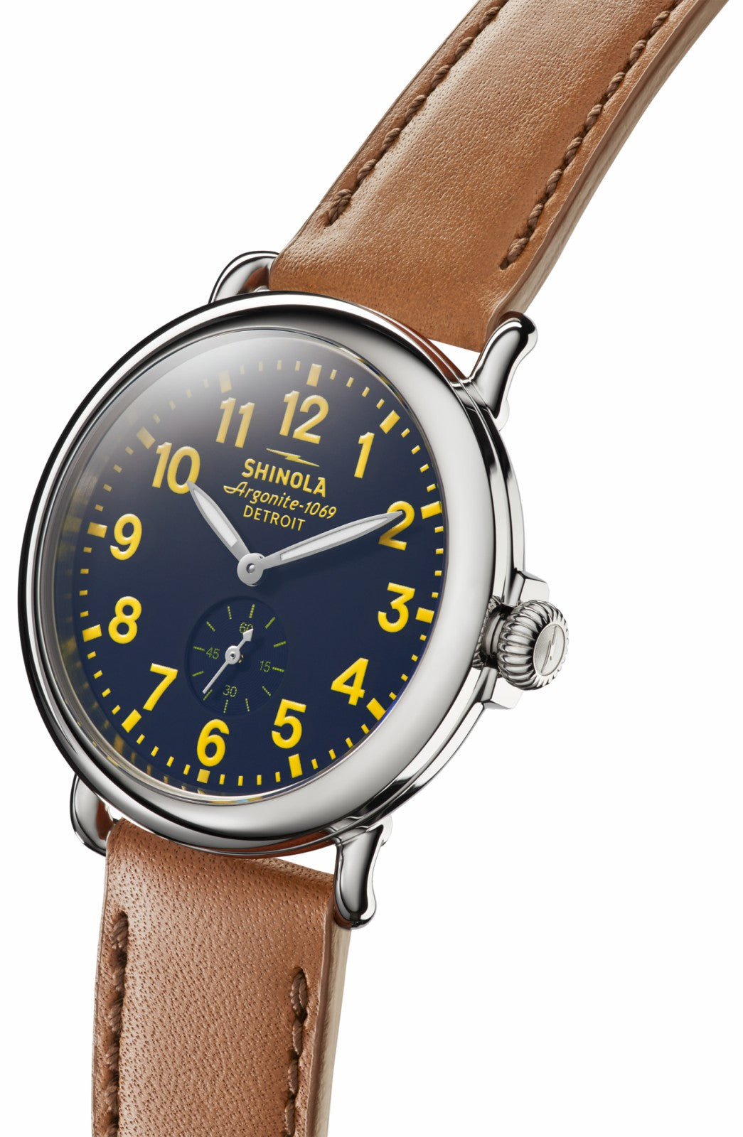Shinola Engravable Runwell Watch - Collegiate