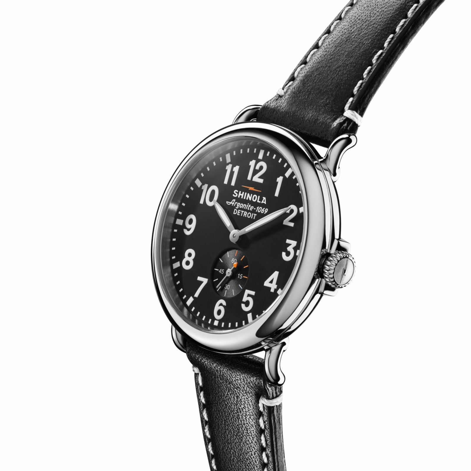 Shinola Engravable Runwell Watch - Black