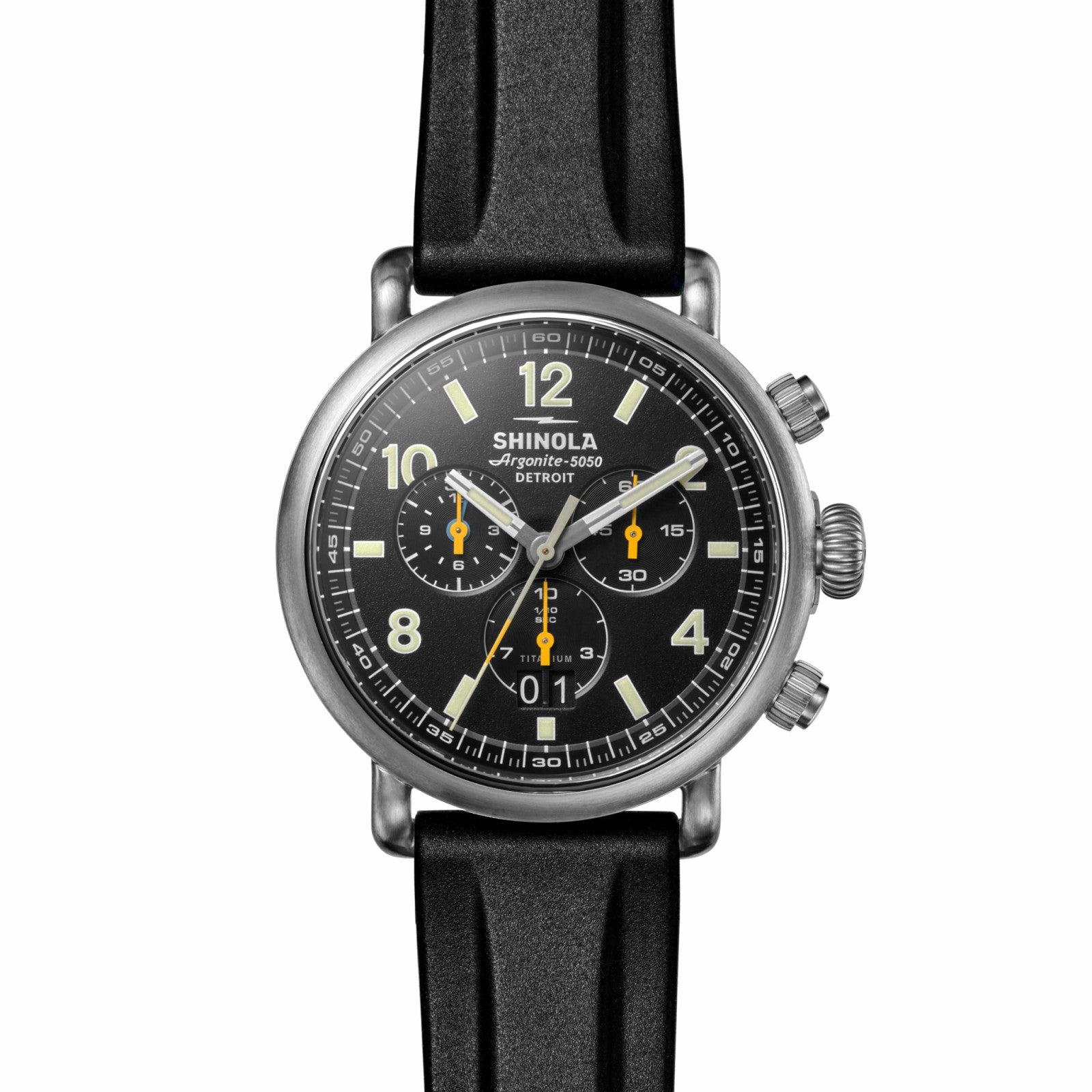 Shinola Runwell Chronograph West Wind Watch Gift Set with Additional Strap - B