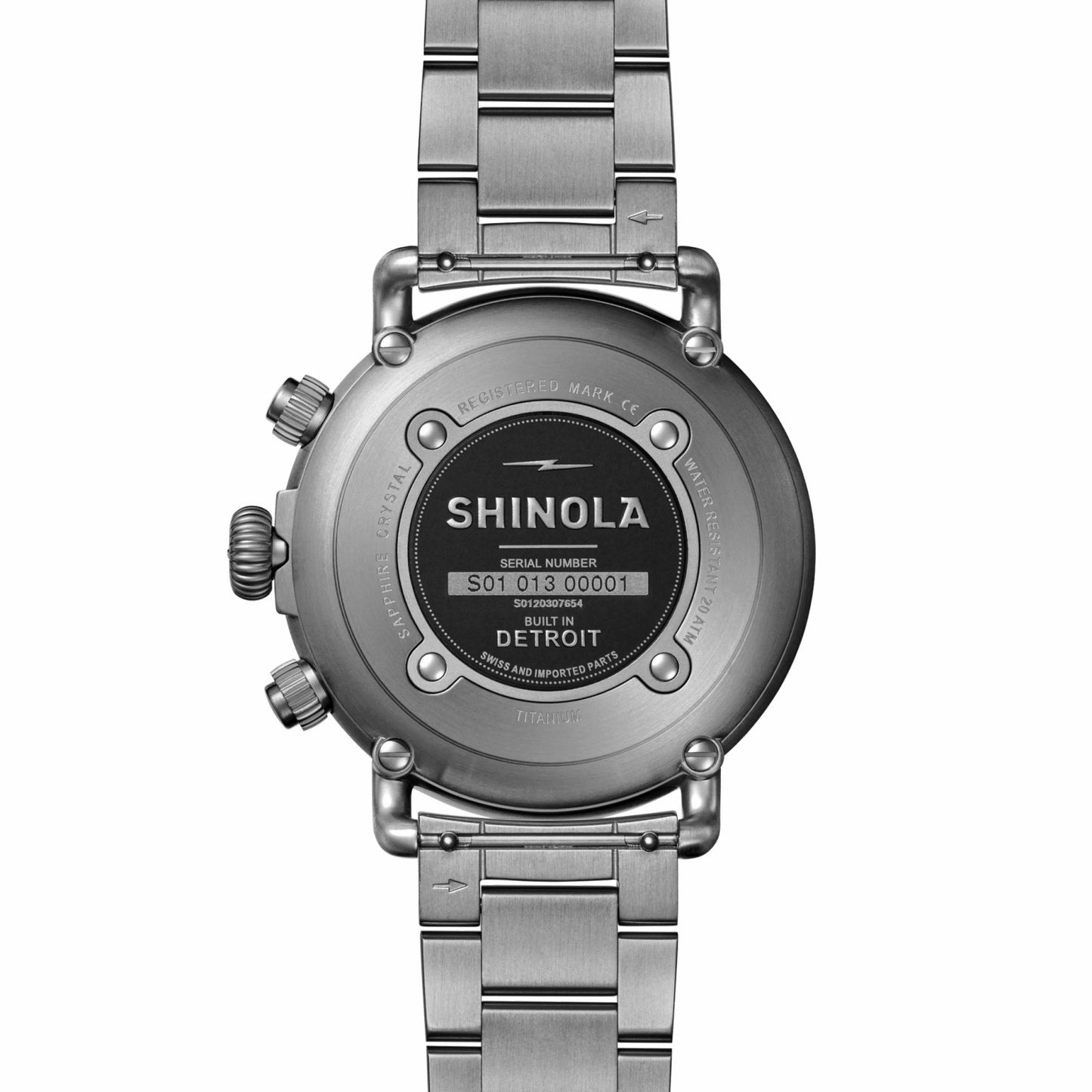 Shinola Runwell Chronograph West Wind Watch Gift Set with Additional Strap - B