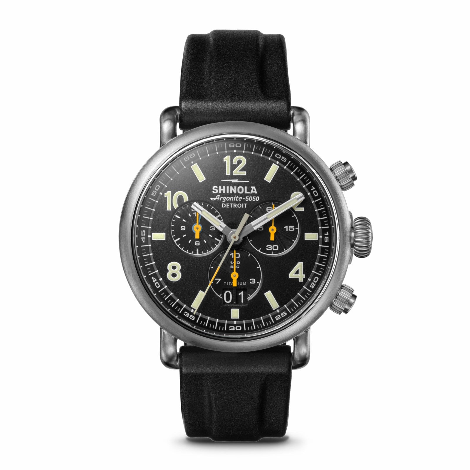 Shinola Runwell Chronograph West Wind Watch Gift Set with Additional Strap - B