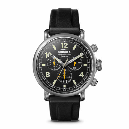 Shinola Runwell Chronograph West Wind Watch Gift Set with Additional Strap - B