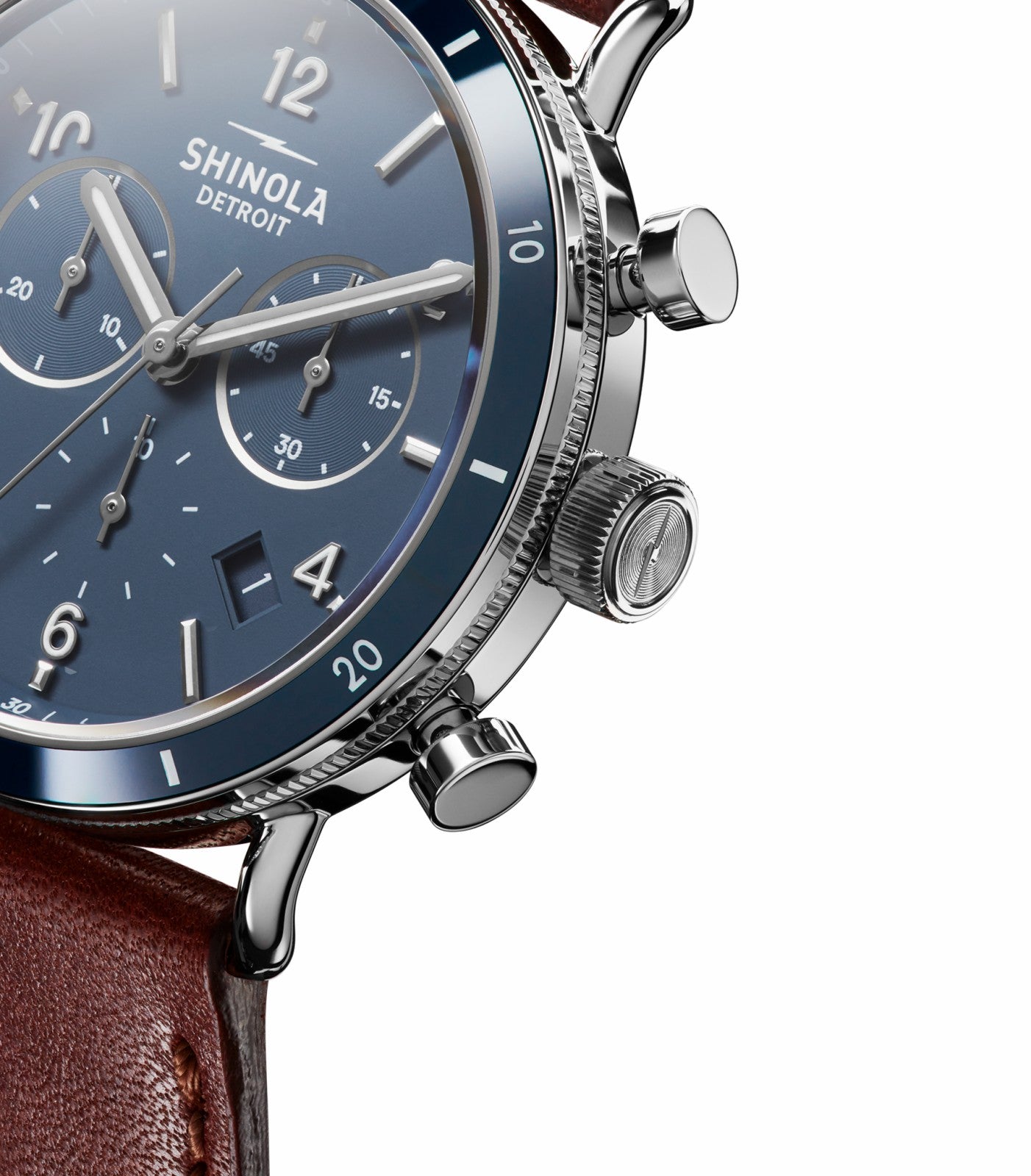 Shinola Canfield Sport Chronograph Watch - Midnight Blue