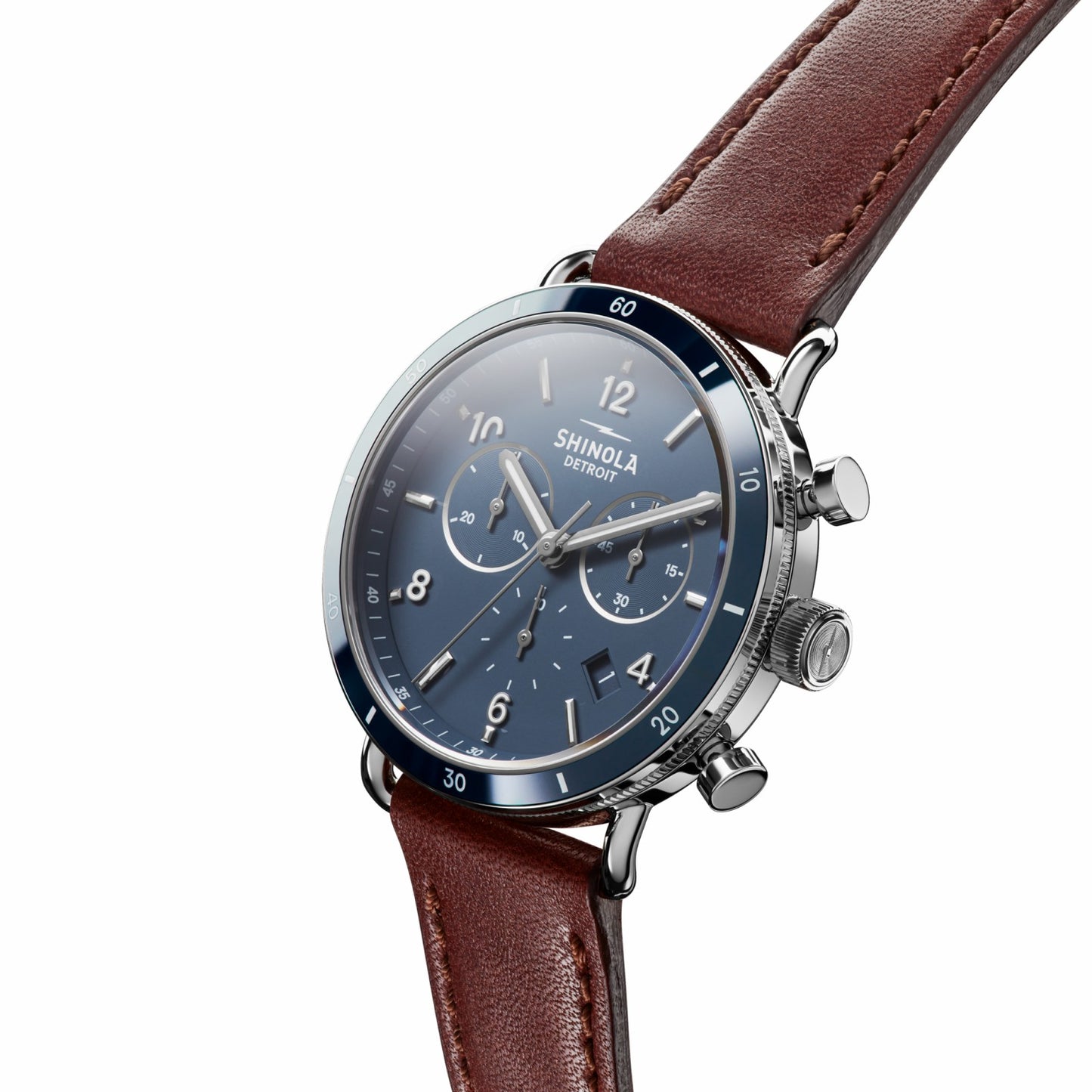 Shinola Canfield Sport Chronograph Watch - Midnight Blue