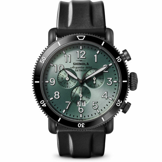 Shinola Runwell Sport Chronograph - Cypress Green