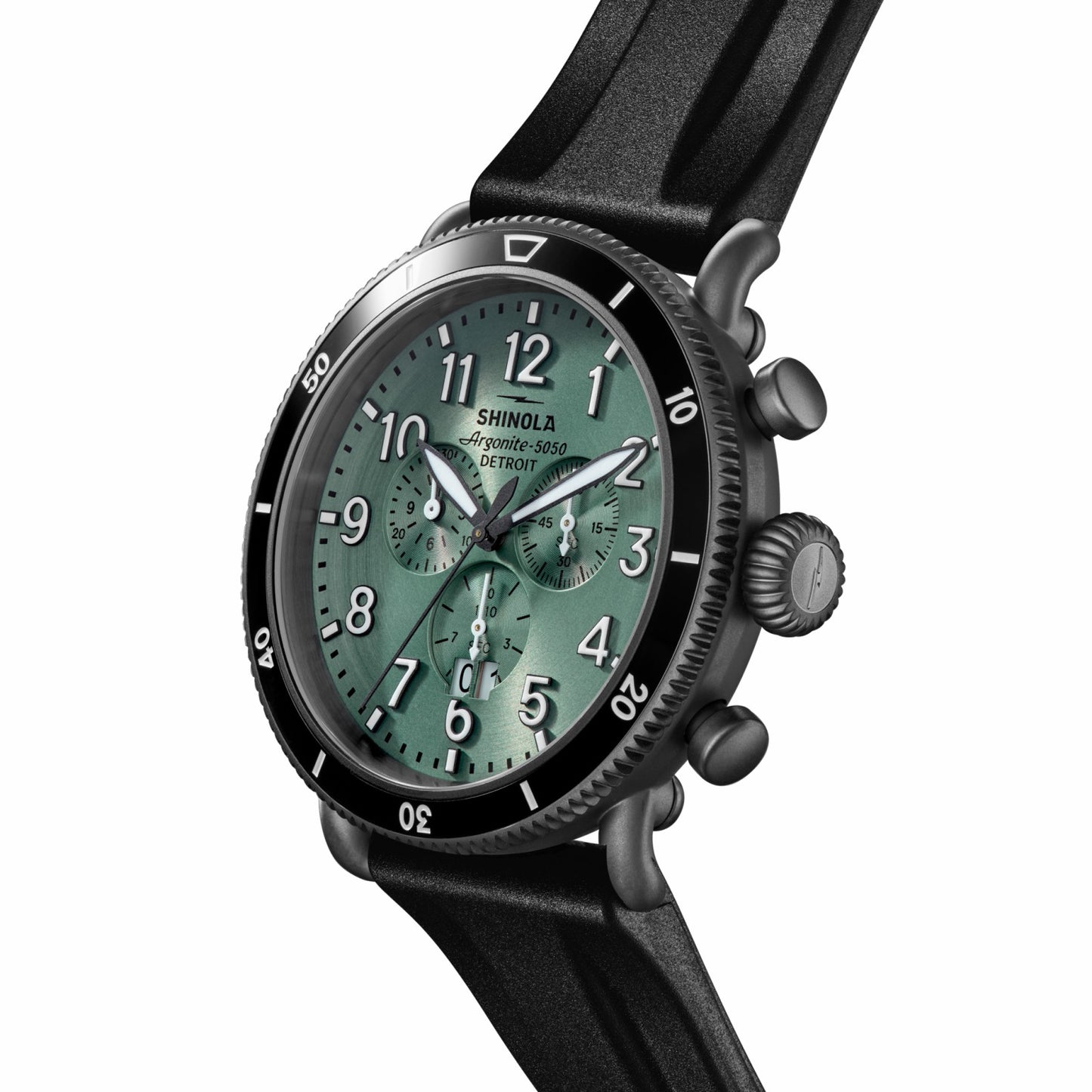 Shinola Runwell Sport Chronograph - Cypress Green