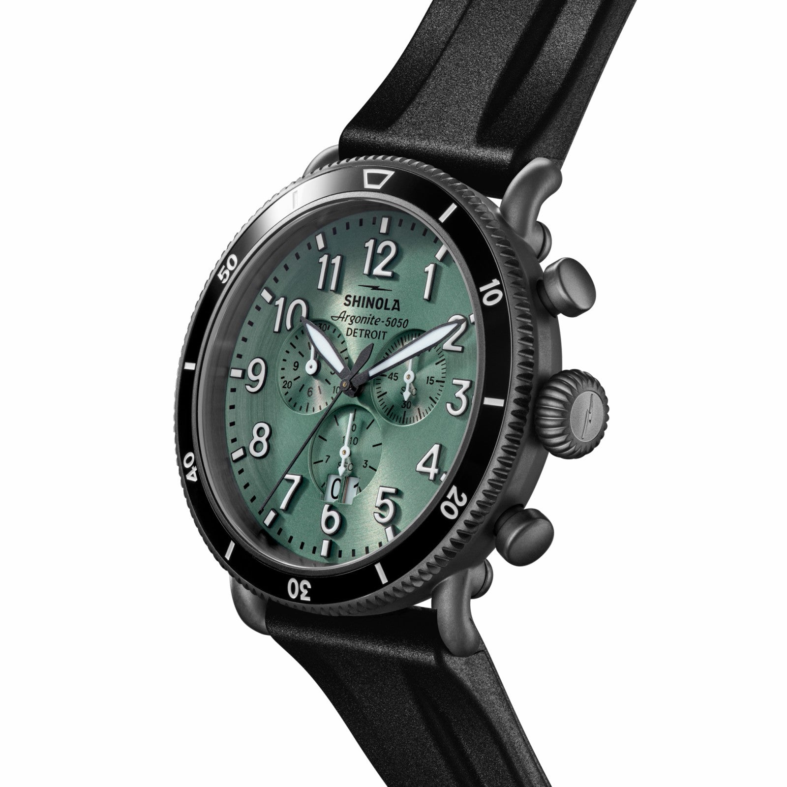 Shinola Runwell Sport Chronograph - Cypress Green