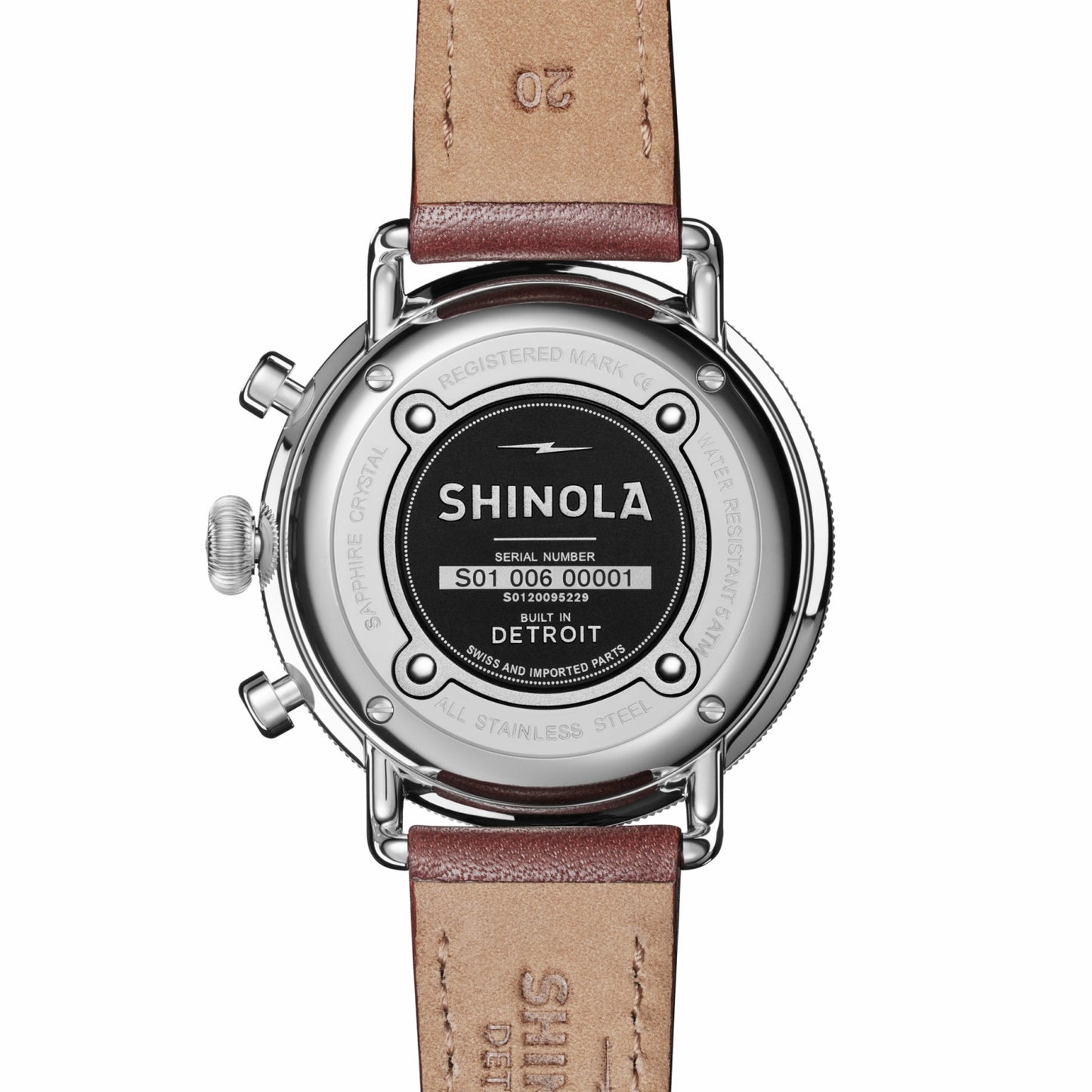 Shinola Canfield 2 Eye Chrono - Black