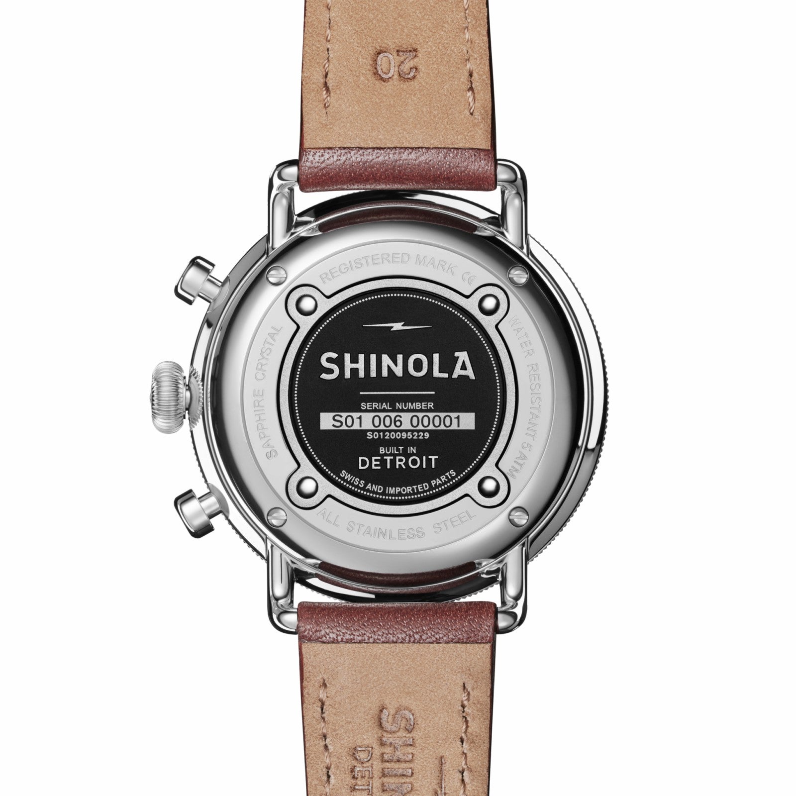Shinola Canfield 2 Eye Chrono - Black