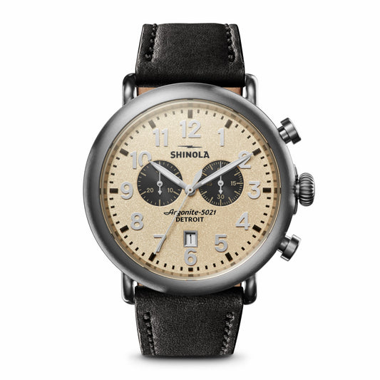 Shinola Runwell Chronograph - Cream