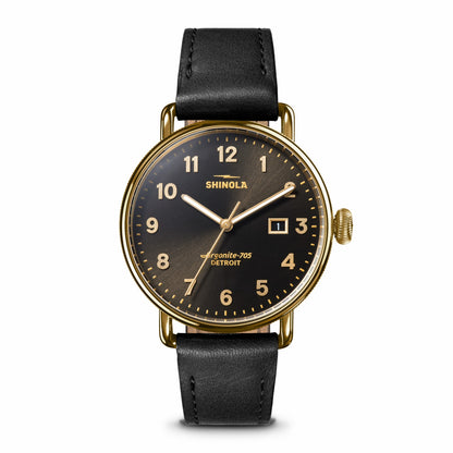 Shinola Canfield Watch - Black/Gold