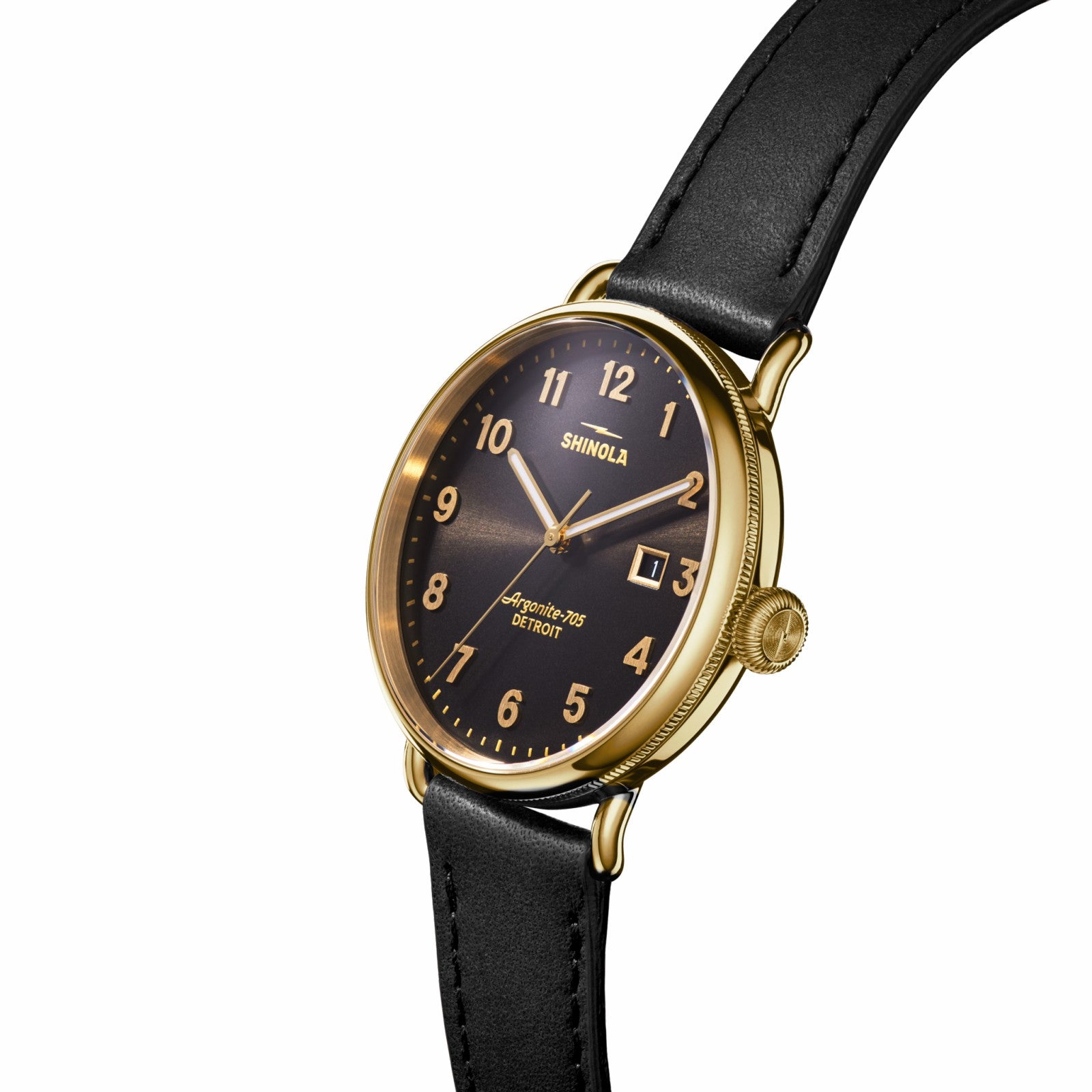 Shinola Canfield Watch - Black/Gold