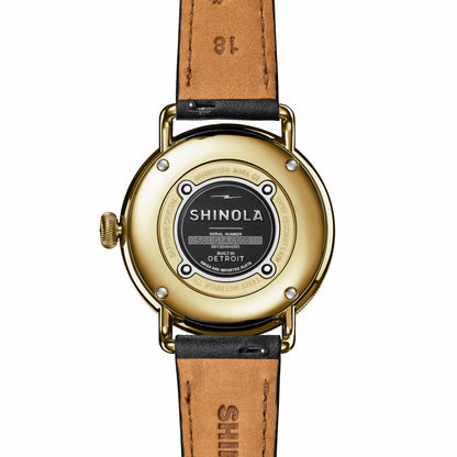 Shinola Canfield Watch - Black/Gold