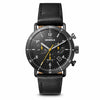 Black/Black Leather