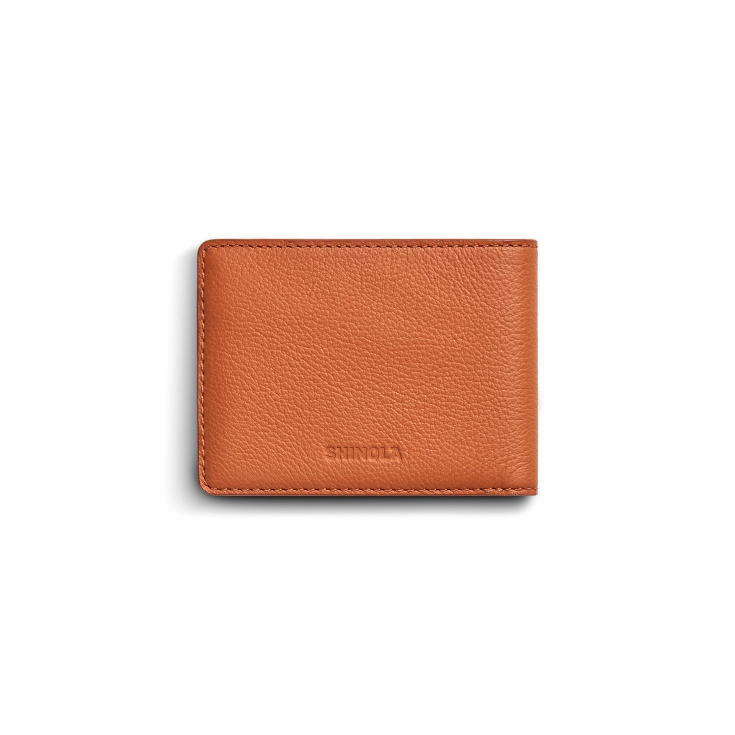 Shinola Canfield ID Bifold - Rust