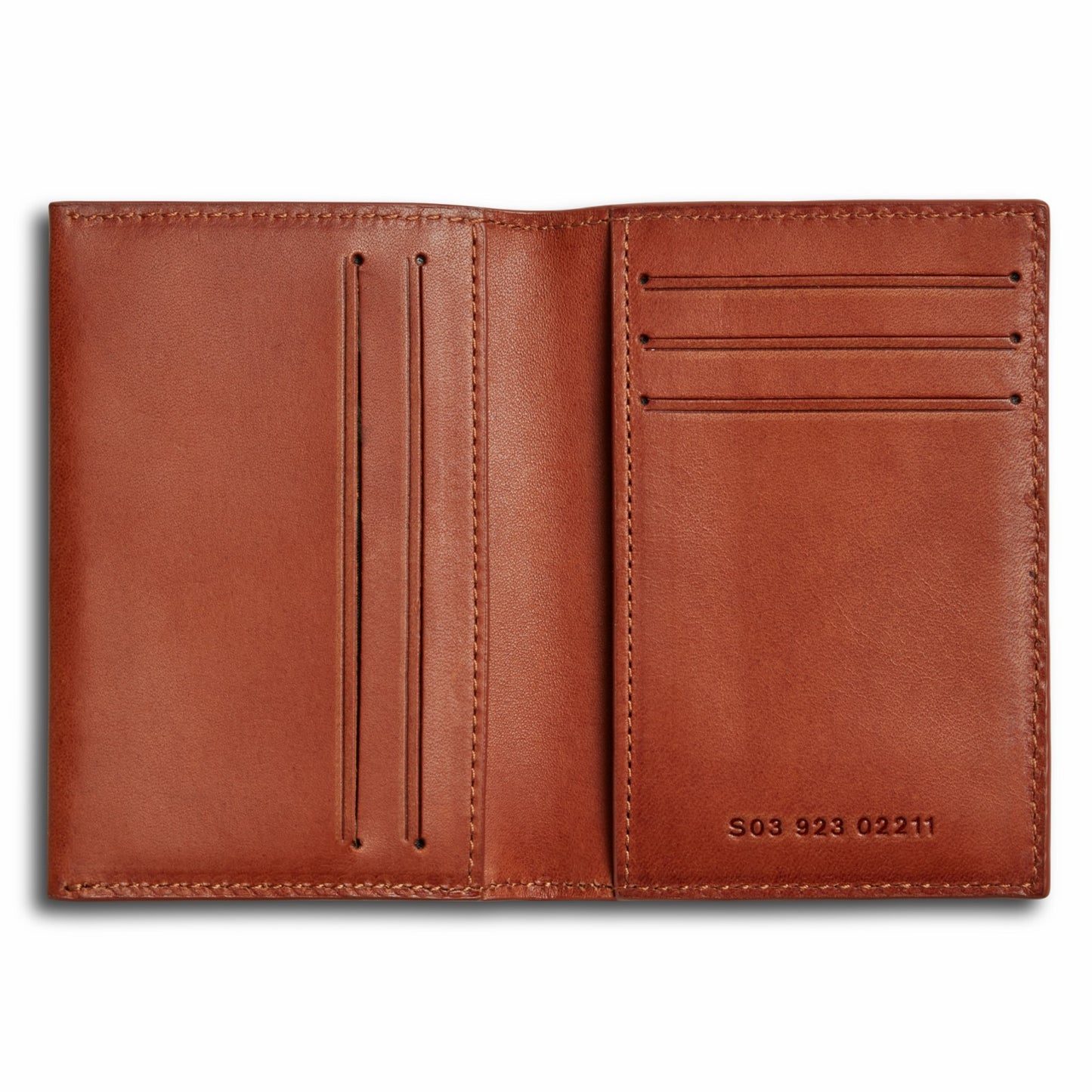 Shinola Folded Card Holder - Rust