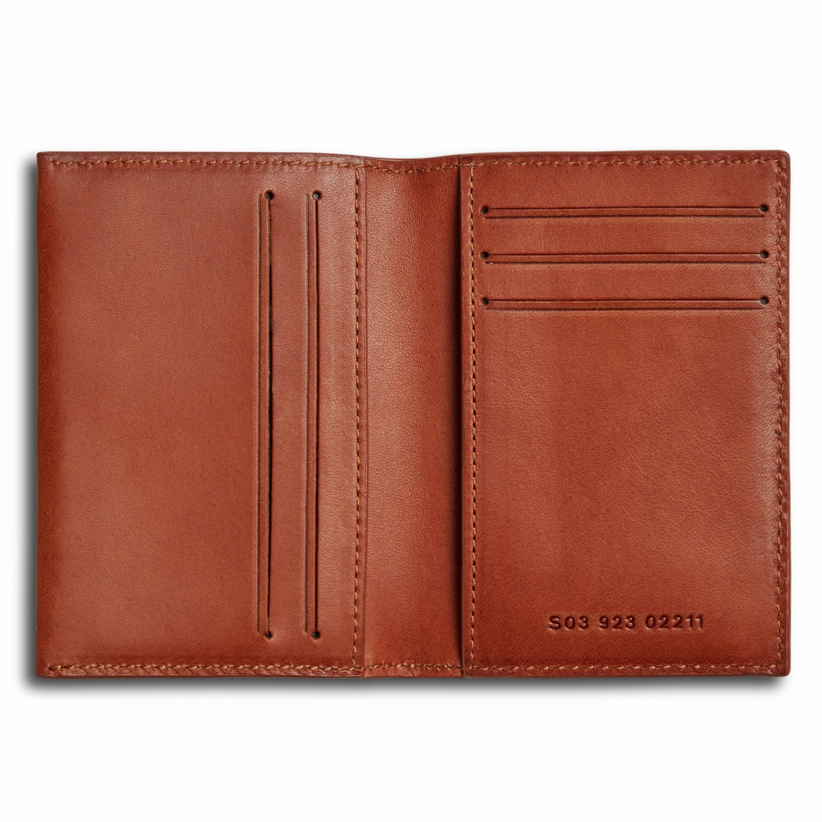 Shinola Folded Card Holder - Rust