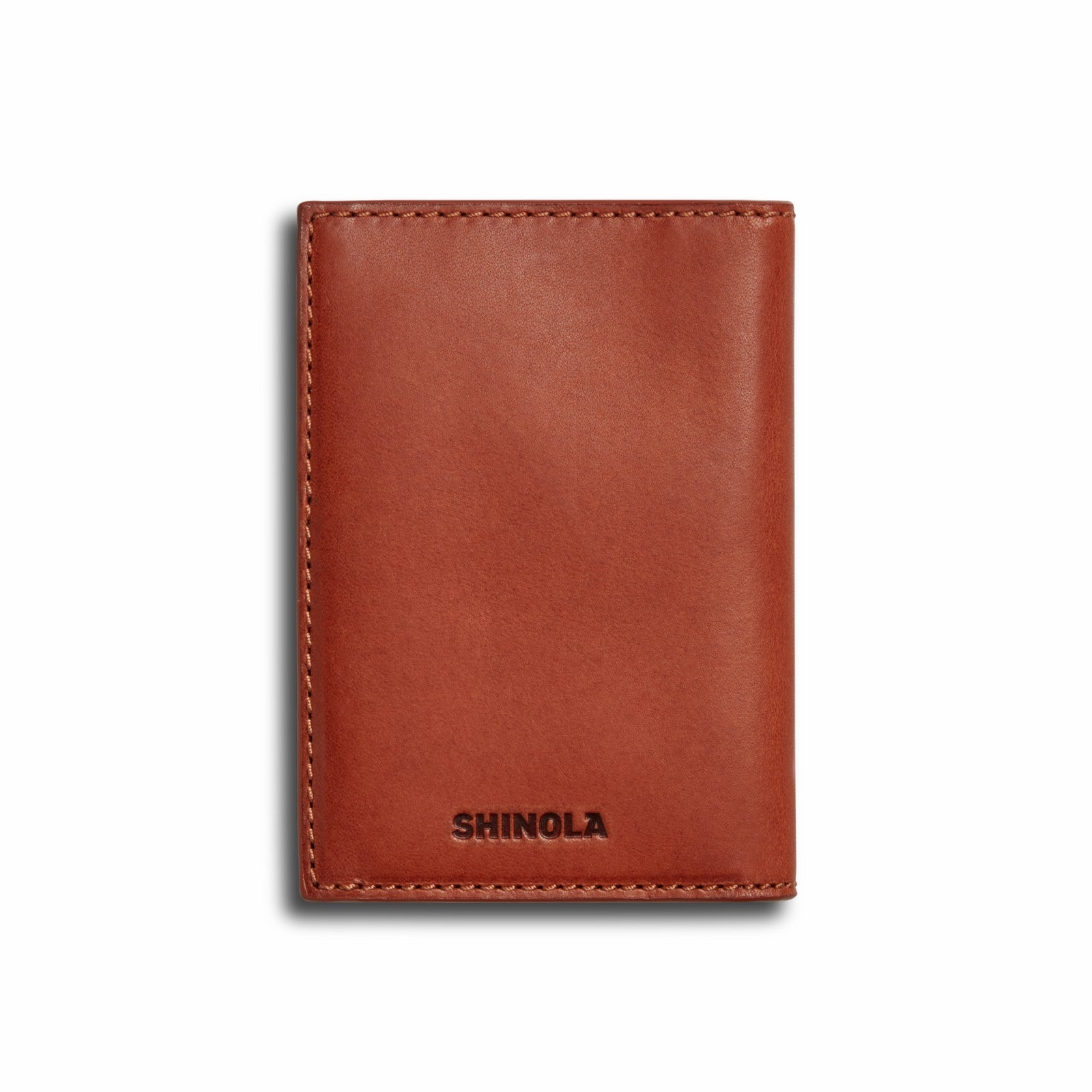 Shinola Folded Card Holder - Rust