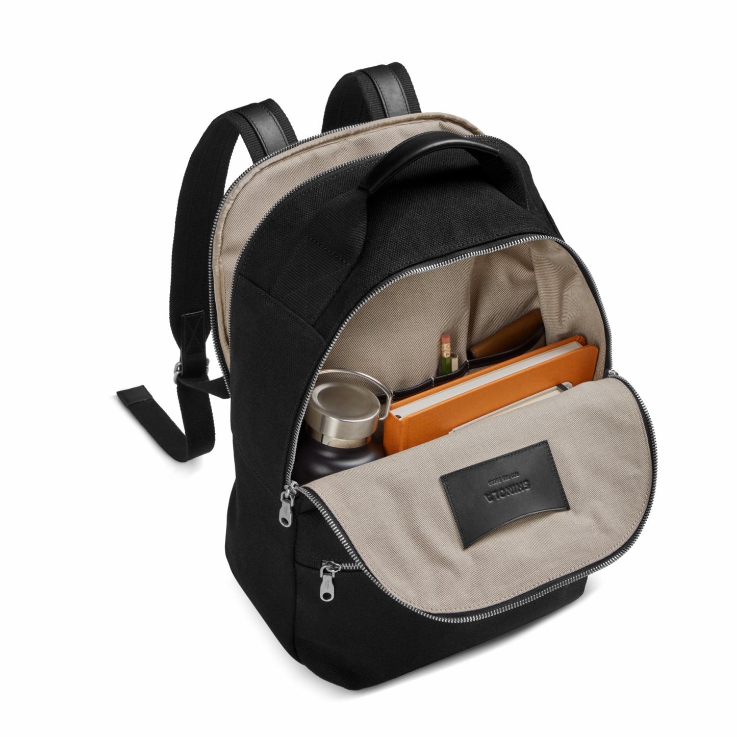 Shinola Runwell Canvas Backpack - Black
