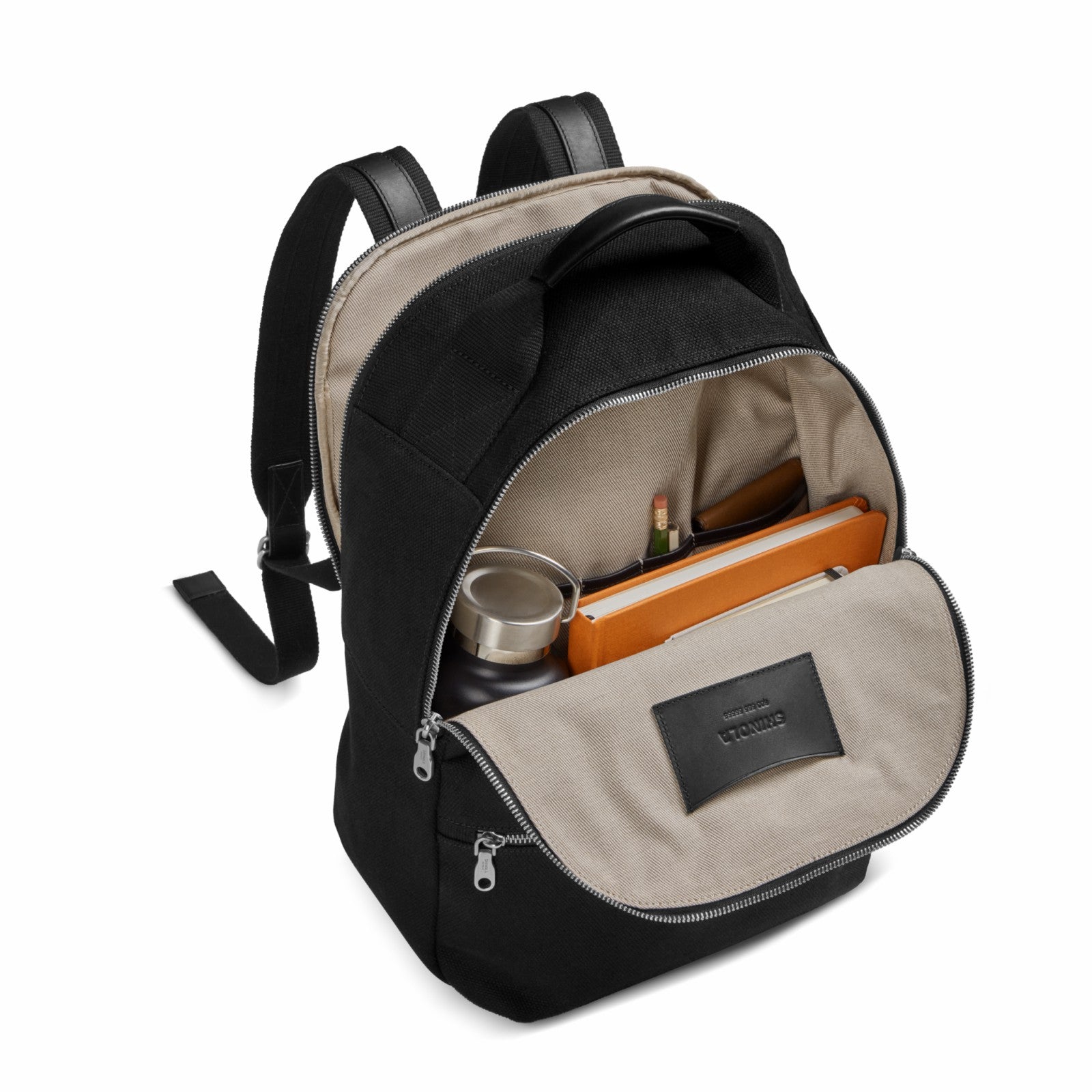 Shinola Runwell Canvas Backpack - Black