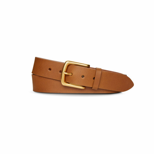 Shinola 1 1/2" Essential Belt Natural Leather - Tan