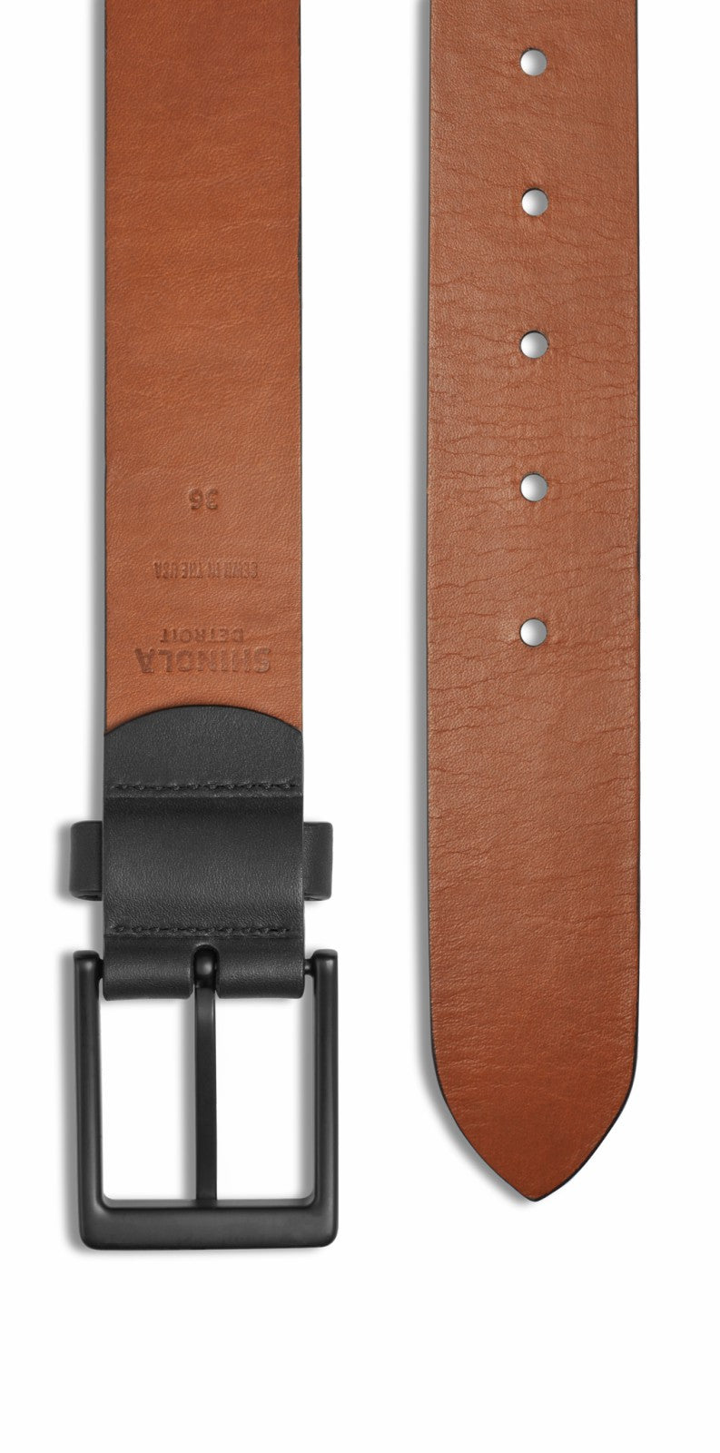 Shinola Lightning Bolt Keeper Belt | Shinola