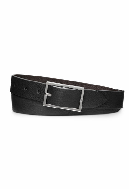 Shinola 1 1/4" Reversible Rectangle Buckle Belt | Shinola